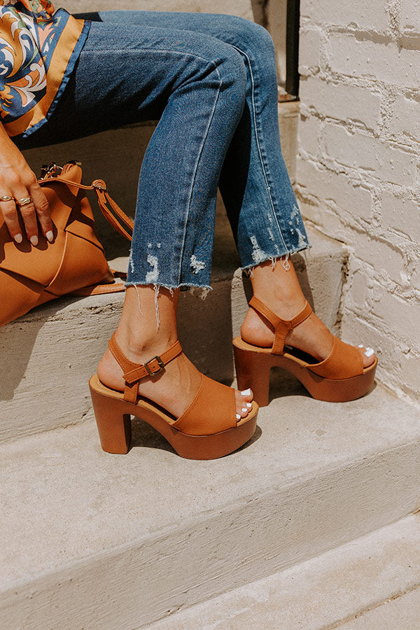 The Dean Faux Leather Heel