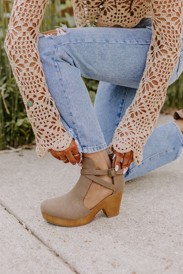 The Concord Faux Nubuck Heel Image - 1