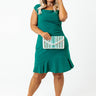 Chasing Love Shift Dress In Teal Curves Image - 1