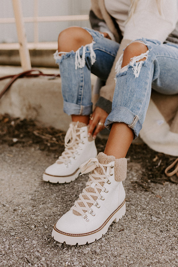 The Montana Boot in White Image - 4