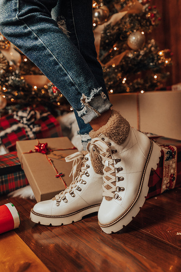 The Montana Boot in White