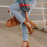 The Daisy Jane Faux Suede Heel In Camel Image - 1