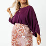 Out For A Drive Shift Top In Royal Lilac Curves Image - 1