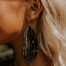 Spiced Latte Earrings In Black Image - 1