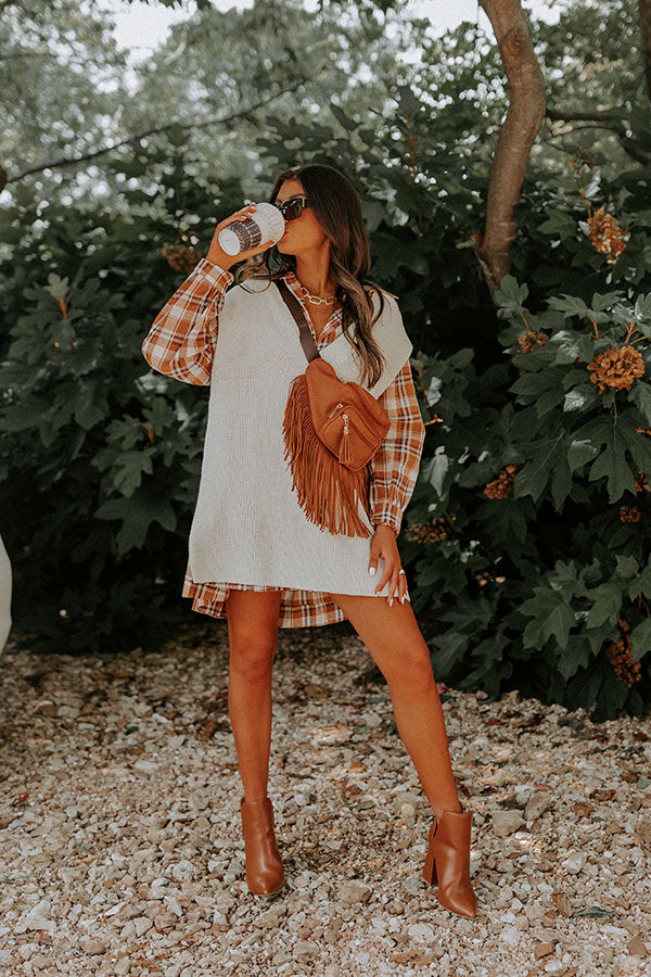 New Trails Knit Top In Cream