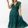 Calling Room Service Midi In Teal Curves Image - 1