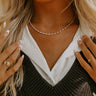 Kendra Scott Juliette Strand Necklace in Gold White Crystal Image - 1