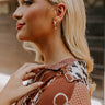 Kendra Scott Joelle Huggie Earrings in White Crystal Image - 1