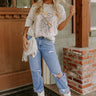 Long Live Distressed Tee In Light Beige Image - 1