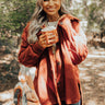 Wake Up Call Jacket In Dark Rust Image - 1