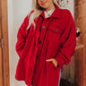 Wake Up Call Jacket In Red Curves Image - 1