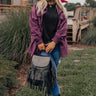 Wake Up Call Jacket In Purple Curves Image - 1