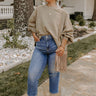 To The Mountains Sweatshirt In Sage Curves Image - 1