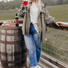 Wake Up Call Jacket In Olive Curves Image - 1