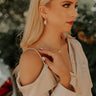 Kendra Scott Pearl Beaded Lee Earrings in Ivory Mother Of Pearl Image - 1