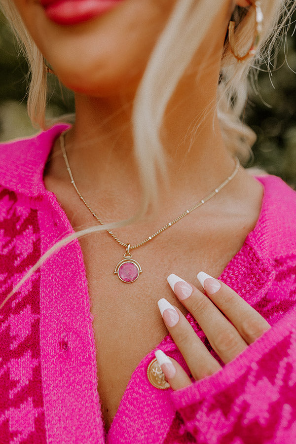 Kendra Scott Dira Reversible Pendant In Iridescent Orchid Illusion Image - 2