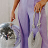 Going Places Rhinestone Purse In Silver Image - 1