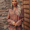 Fill Up Your Cup Plaid Top Image - 1