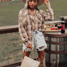 Cold Brew And Cuddles Flannel Image - 1