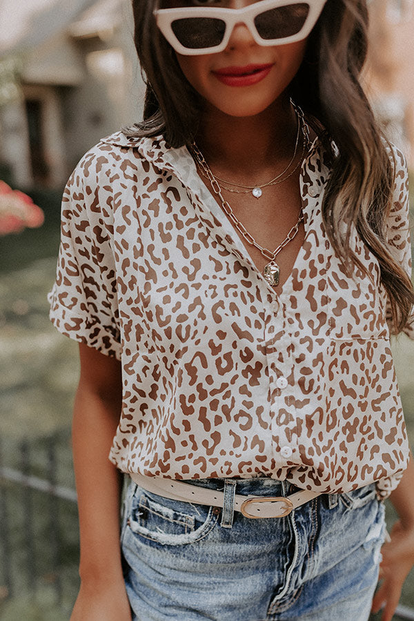 Lovely Dream Leopard Top Image - 2