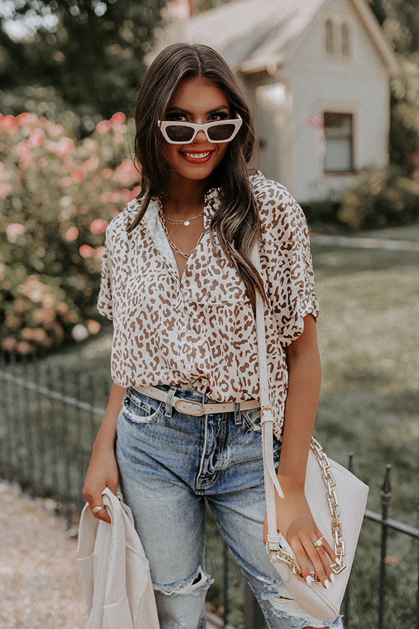 Lovely Dream Leopard Top Image - 1