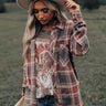 Lattes And Love Flannel Image - 1