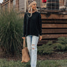 West Virginia Smiles Sweater In Black Image - 1