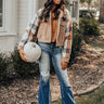 Morning In The Mountains Plaid Jacket In Iced Latte Image - 1