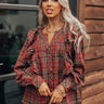 Latest Obsession Ruffle Top In Rustic Rose Image - 1