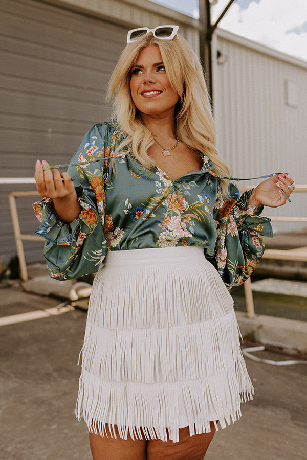 Graceful And Gorgeous Floral Shift Top Curves Image - 1