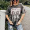 Pink Floyd Portrait Distressed Graphic Tee Image - 1