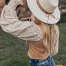 New In Town Felt Fedora In Stone Image - 1