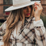 New In Town Felt Fedora In Grey Image - 1