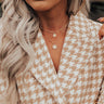 The Pennet Layered Necklace In Peach Image - 1