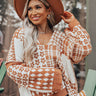 Latte Pick Me Up Color Block Sweater Image - 1