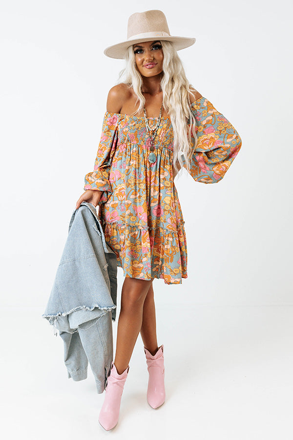 Upbeat Days Floral Dress