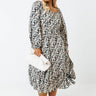 Feel The Beat Floral Midi Curves Image - 1