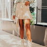 Cheer You On Faux Suede Skort Image - 1
