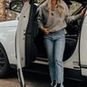 Cocoa Point Sweater In Grey Image - 1