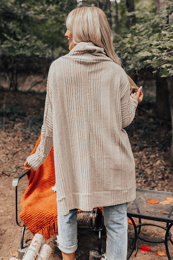 Cozy Weather Shift Sweater in Birch Image - 4