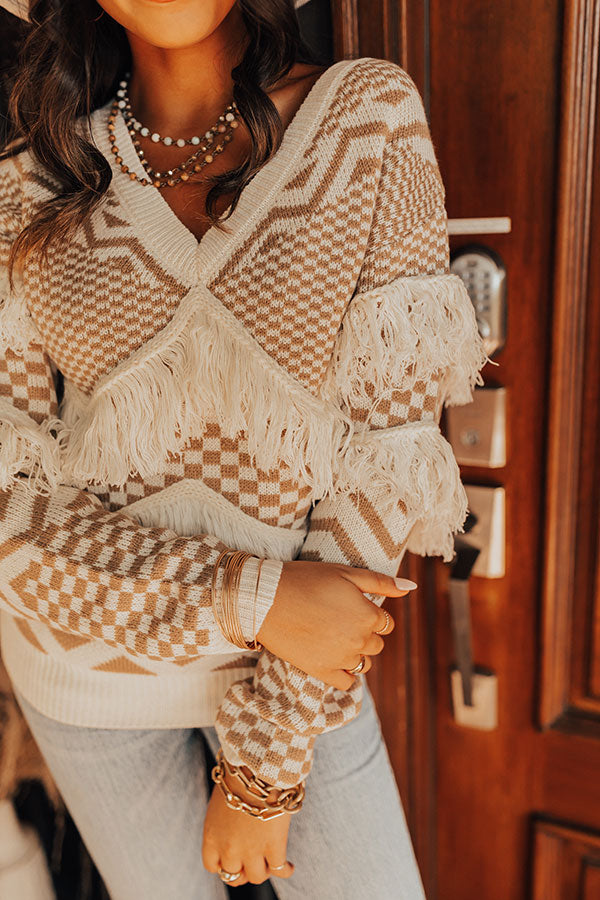 Cozy Weather Knit Sweater Image - 2