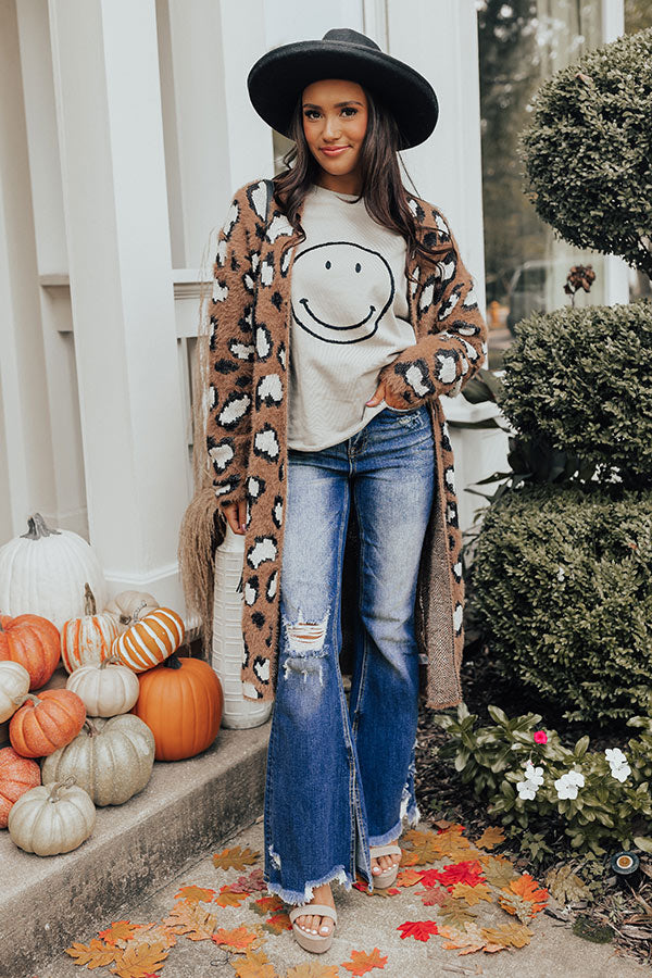 Snow Kissed Cutie Leopard Cardigan Image - 4