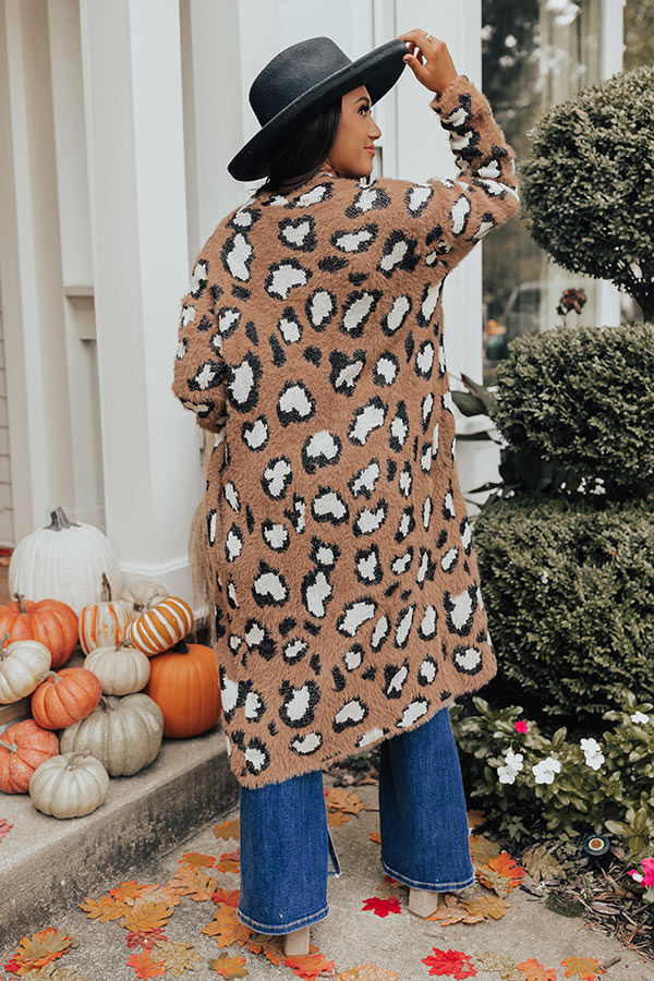 Snow Kissed Cutie Leopard Cardigan Image - 5