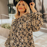 Moody Vibes Shift Top in Black Curves Image - 1