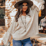 Positive Affirmation Knit Sweater Image - 1