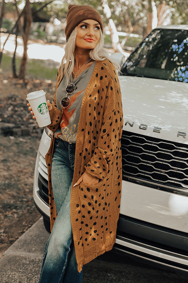 Pumpkin Spice Life Knit Cardigan