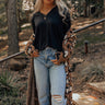 Casual Drop Shift Top In Black Image - 1