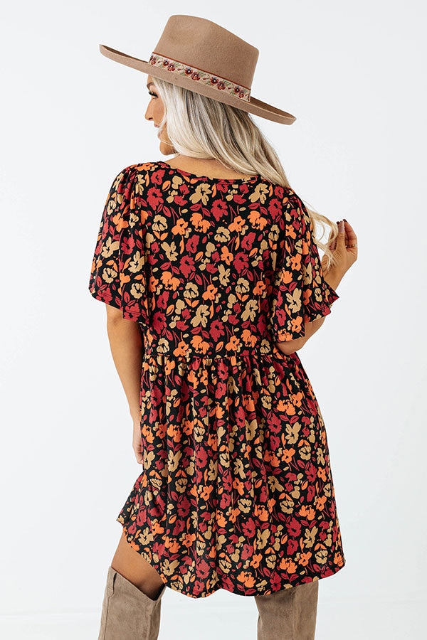 Highlight The Good Floral Babydoll Dress Image - 4