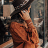 Autumn Sunshine Felt Fedora In Espresso Image - 1