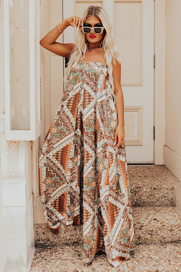 Overcome The Odds Paisley Jumpsuit Image - 1